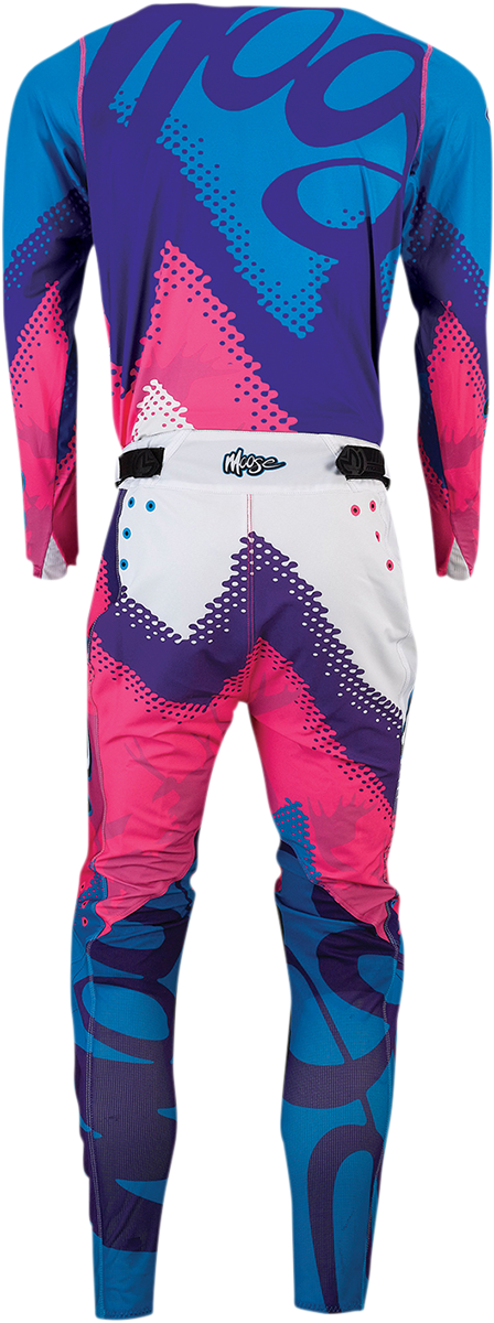 MOOSE RACING Agroid Pants - Pink/Blue/Purple - 28 2901-9232