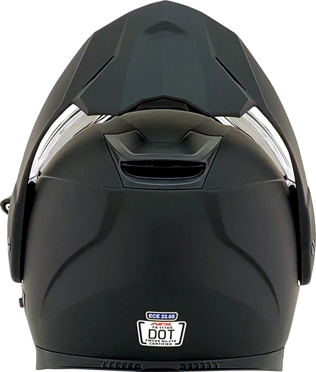 AFX FX-111DS Snow Motorcycle Helmet - Electric - Matte Black - Medium 0120-0800