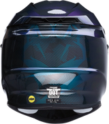 MOOSE RACING F.I. Helmet - Agroid Camo - MIPS® - Iridescent Blue - 2XL 0110-7757