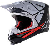 ALPINESTARS Supertech M8 Motorcycle Helmet - Factory - Black/White/Red - Large 8302922-1233-LG