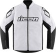 ICON Hooligan™ CE Jacket - White - 3XL 2820-5802