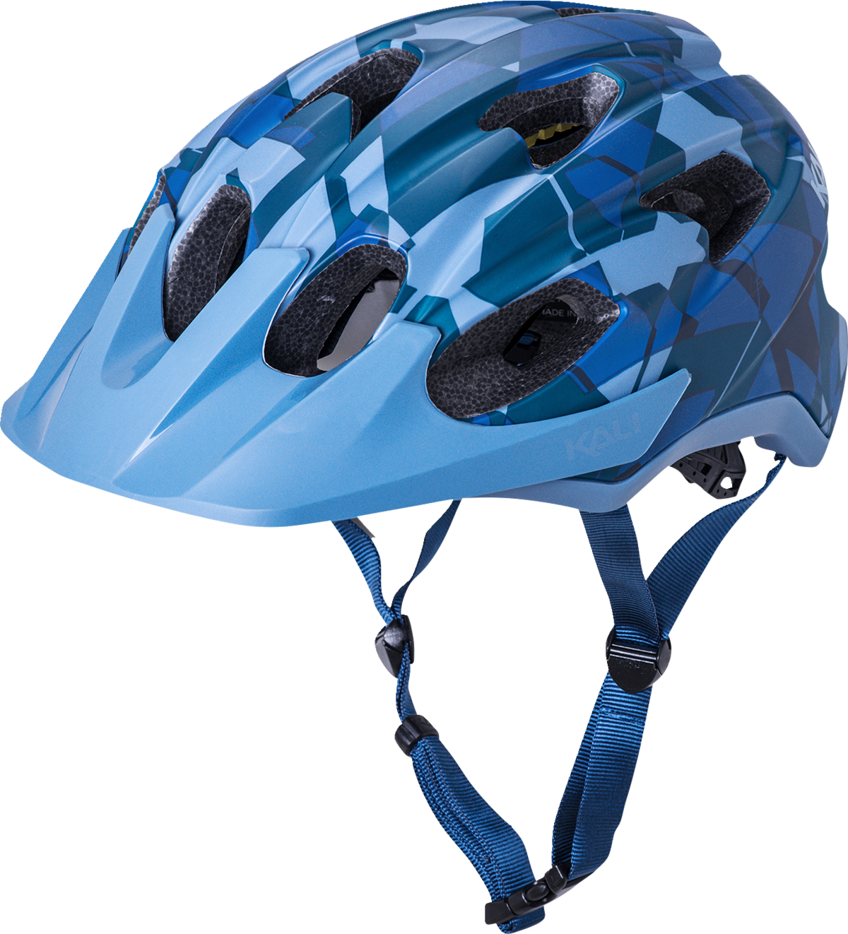 KALI Pace Bicycle Helmet - Camo - Matte Thunder Blue - S/M 0221721226