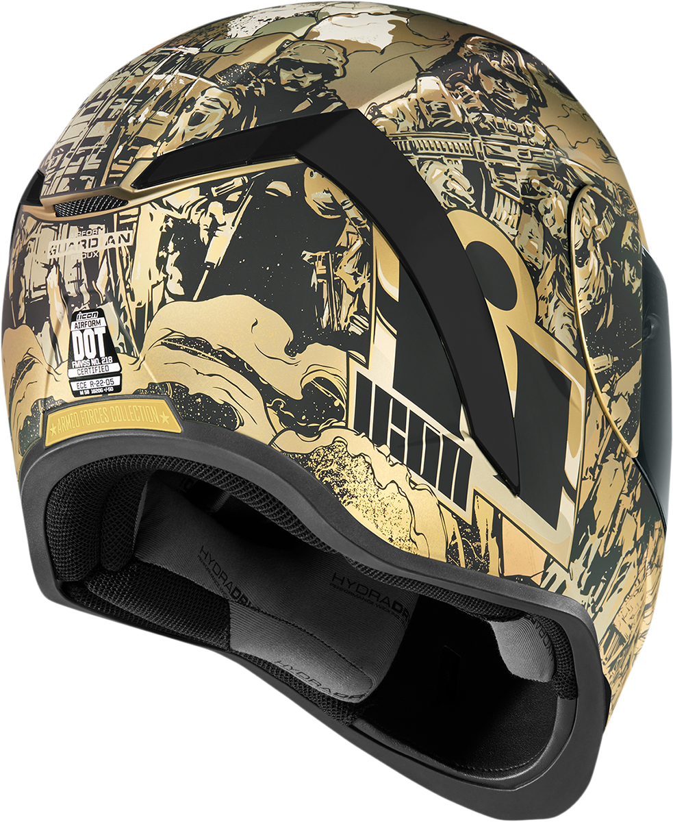 ICON Airform™ Motorcycle Helmet - Guardian - Gold - 2XL 0101-13696