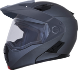 AFX FX-111DS Motorcycle Helmet - Frost Gray - Medium 0140-0134