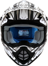 AFX FX-17 Motorcycle Helmet - Butterfly - Matte White - Small 0110-7127