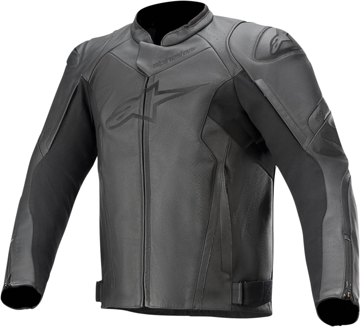 ALPINESTARS Faster v2 Leather Jacket - Black - US 42 / EU 52 3103521-1100-52