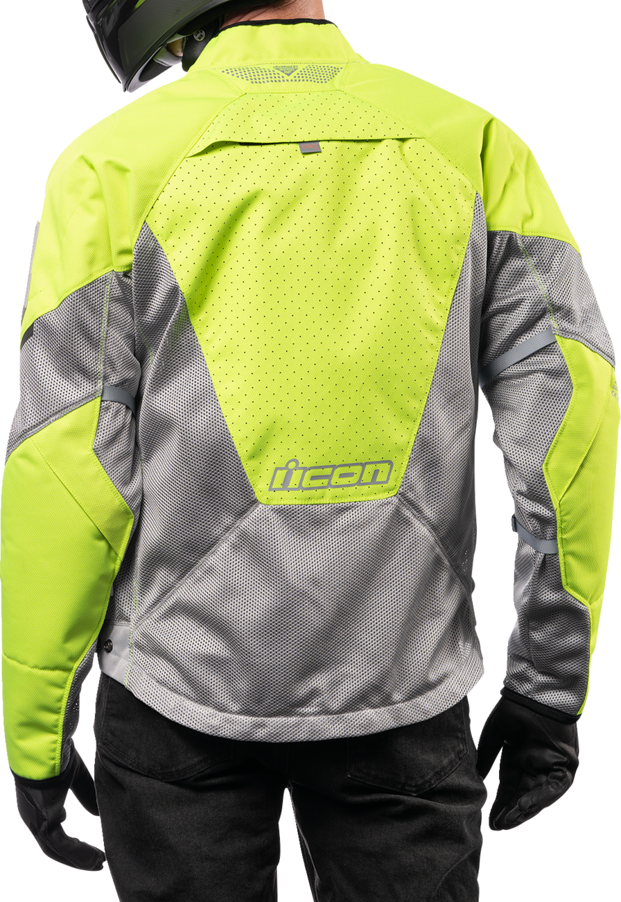 ICON Mesh AF™ Jacket - Gray/Hi-Vis - Medium 2820-5945