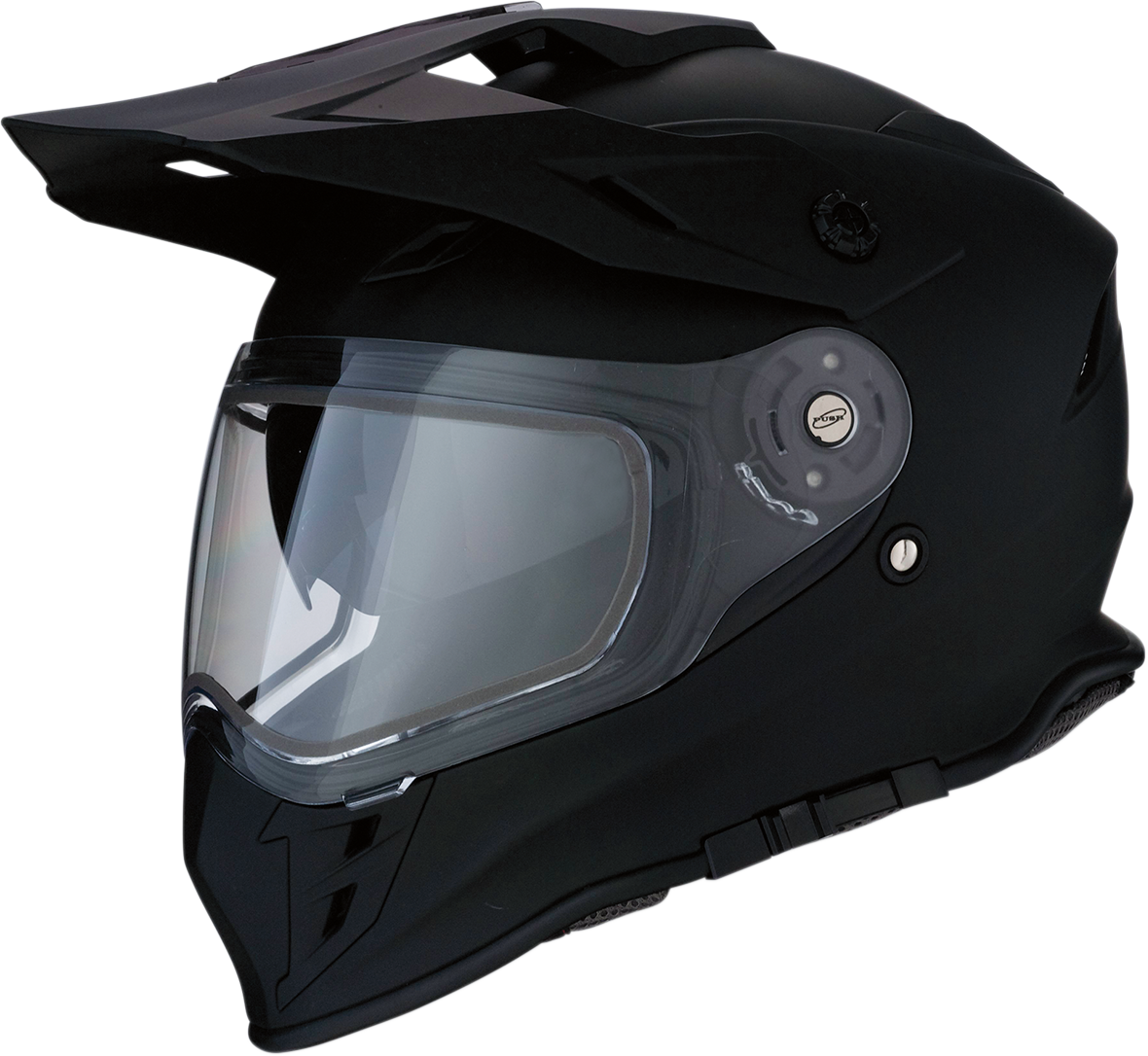 Z1R Range Snow Motorcycle Helmet - Dual Pane - Flat Black - Large 0121-1115