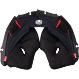 AGV Pista GP RR Cheek Pads - Black/Red - Small 20KIT60301001SM