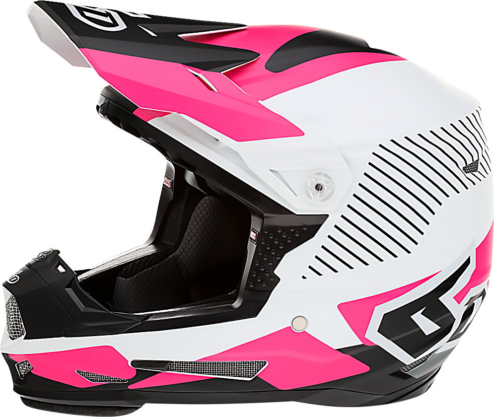 6D ATR-2Y Motorcycle Helmet - Fusion - Pink - Large 11-6412