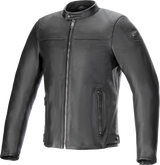 ALPINESTARS Blacktrack Leather Jacket - Black - 3XL 3103824-1100-3X