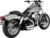 VANCE & HINES Short Shot Staggered Exhaust System - Chrome 17317