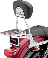 COBRA Sissy Bar Luggage Rack - Chrome - Tubular 02-3500