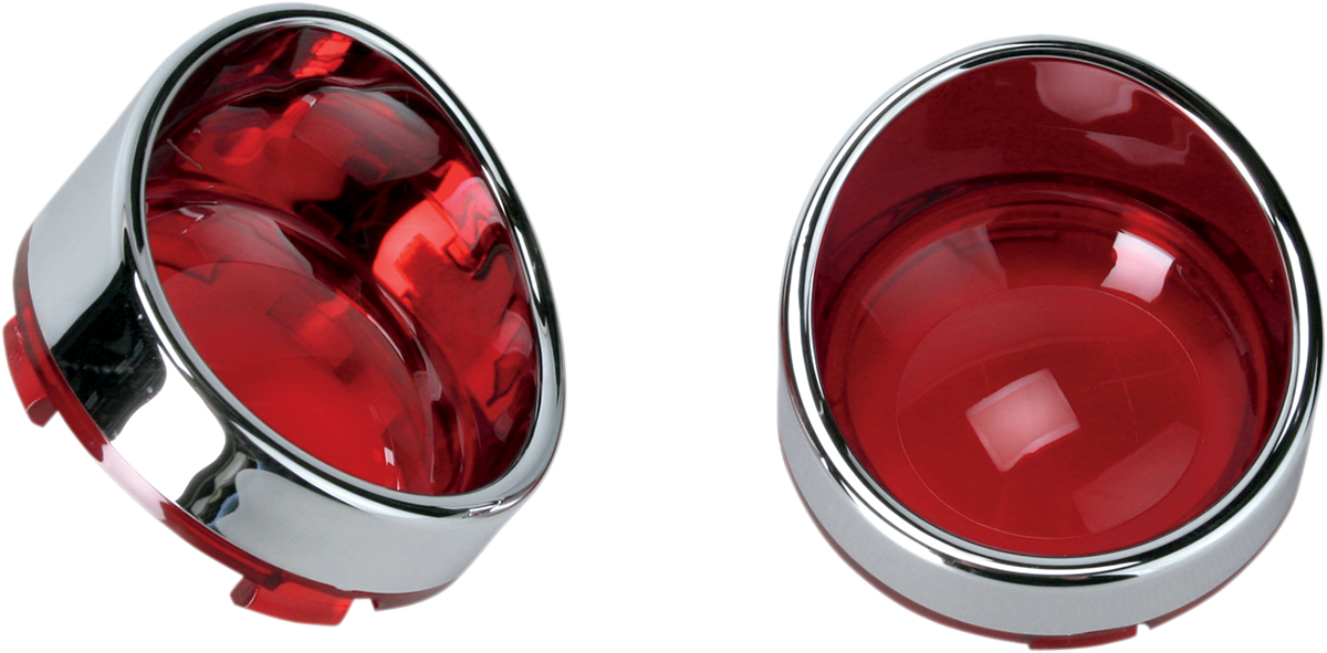 DRAG SPECIALTIES Visor-Style Bezel/Lenses - Red L22-6828R