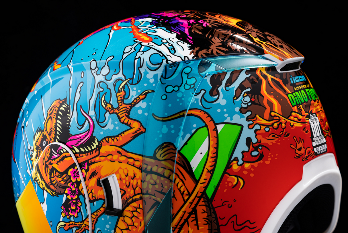 ICON Airform™ Motorcycle Helmet - Dino Fury - Small 0101-14790