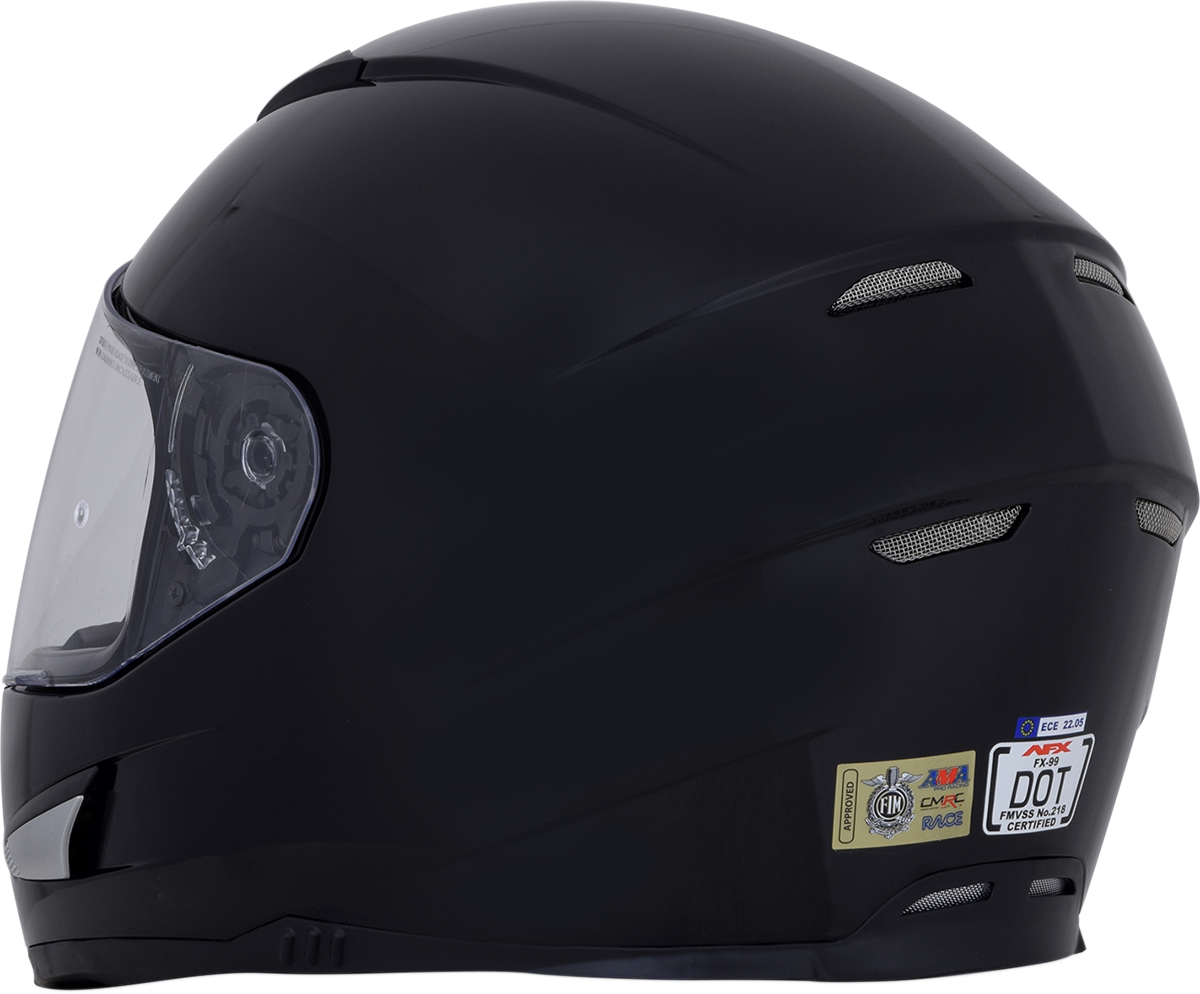 AFX FX-99 Motorcycle Helmet - Black - Medium 0101-11050