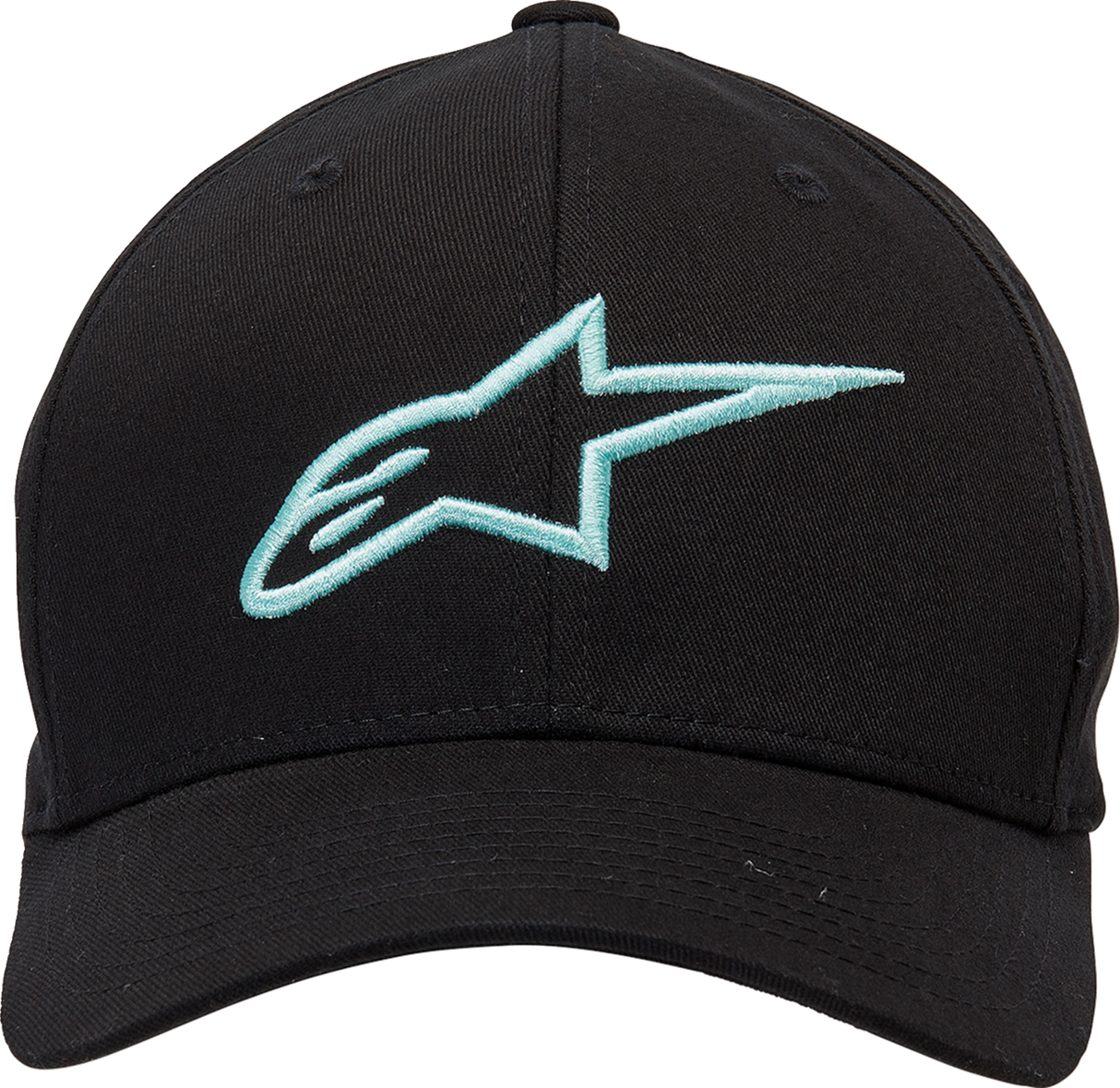 ALPINESTARS Ageless Curve Hat - Black/Light Aqua - Small/Medium 1017810101177SM