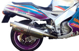 GPR Exhaust System Yamaha Fzr 1000 Ex-Up 1989-1990, Trioval, Slip-on Exhaust Including Removable DB Killer and Link Pipe