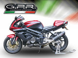 GPR Exhaust for Aprilia Sl - Falco 1000 2000-2004, Furore Nero, Dual slip-on Including Removable DB Killers and Link Pipes