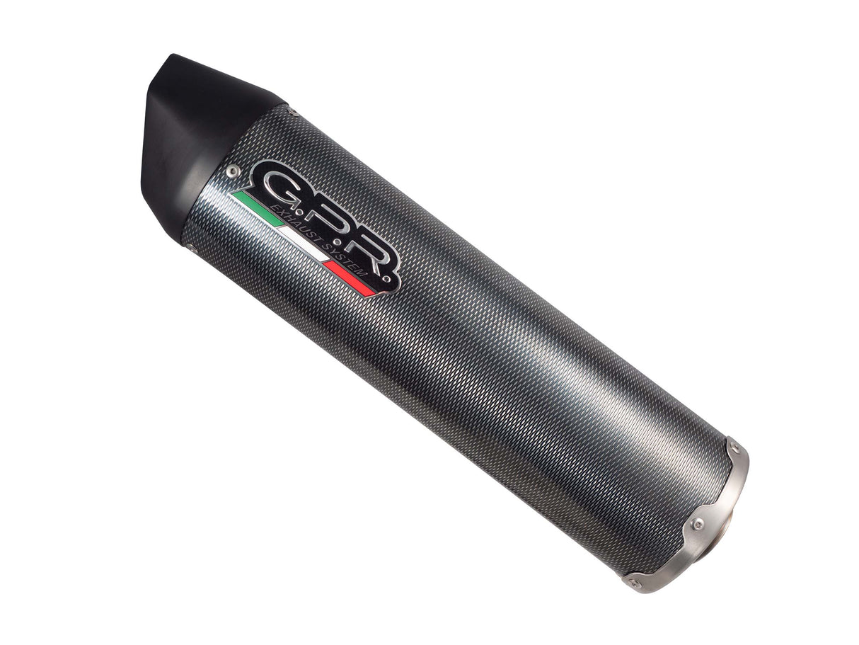 GPR Exhaust System Fantic Motor XMF 125 2021-2023, Furore Evo4 Poppy, Slip-on Exhaust Including Removable DB Killer, Link Pipe and catalyst