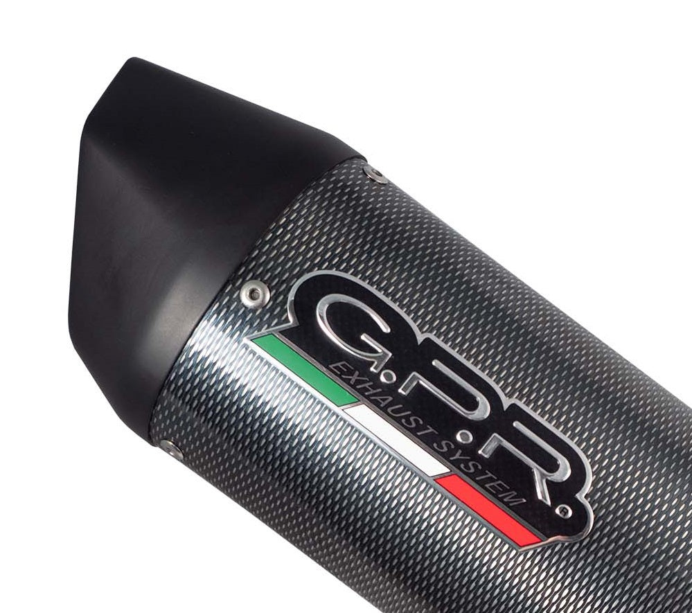 GPR Exhaust System Moto Guzzi Sport 1200 4V 2006-2007, Furore Poppy, Slip-on Exhaust Including Removable DB Killer and Link Pipe