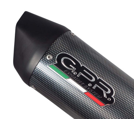 GPR Exhaust System Suzuki V-Strom DL650 2004-2011, Furore Poppy, Mid-Full System Exhaust Including Removable DB Killer