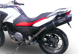 GPR Exhaust for Bmw G650GS - Sertao 2010-2016, Furore Nero, Slip-on Exhaust Including Removable DB Killer and Link Pipe