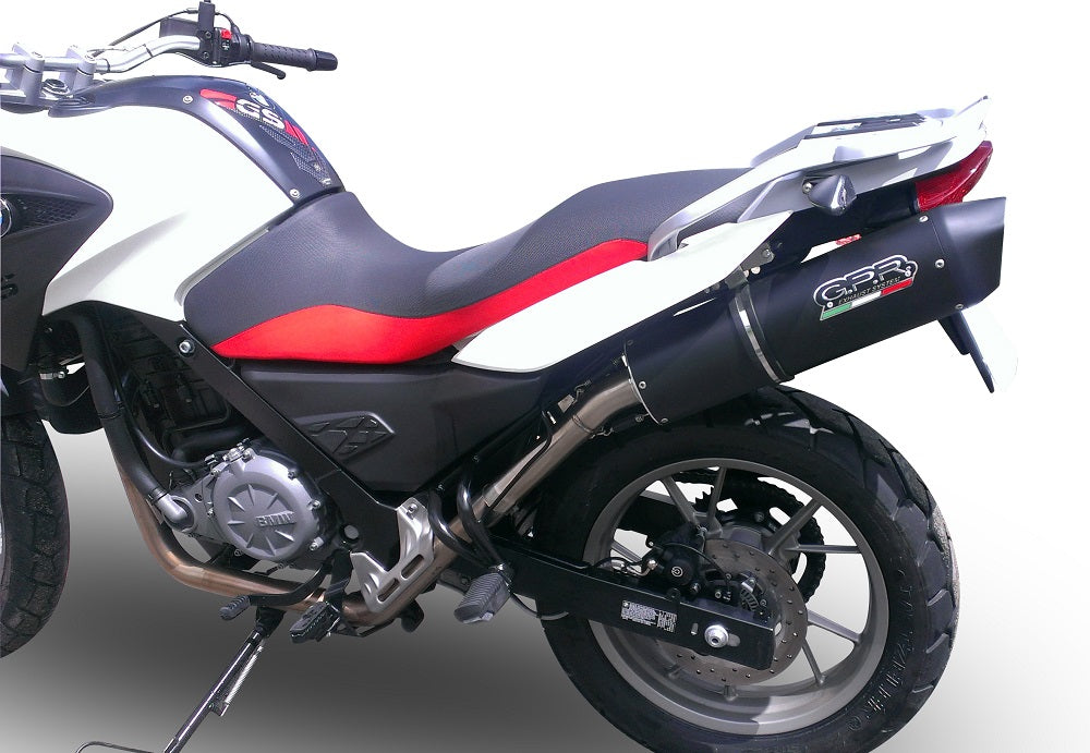 Bmw G650GS - Sertao 2010-2016 Exhaust GPR Slip-on Furore Nero