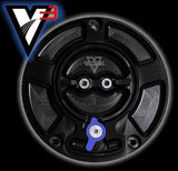 V3 Vortex Fuel Gas Cap for Honda Sportbikes