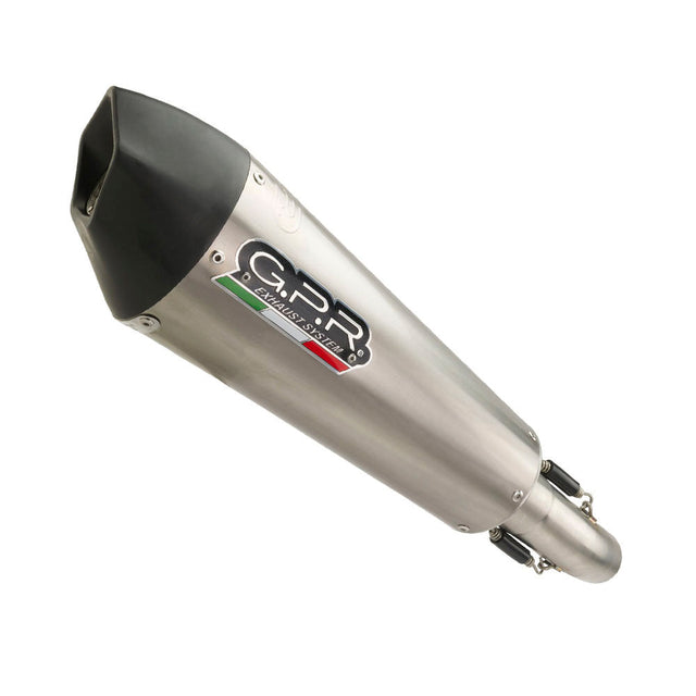 GPR Exhaust Zontes 350 T1 2022-2023, GP Evo4 Titanium, Slip-on Exhaust Including Removable DB Killer and Link Pipe