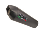 GPR Exhaust for Bmw F700GS 2021-2023, GP Evo4 Black Titanium, Slip-on Exhaust Including Removable DB Killer and Link Pipe