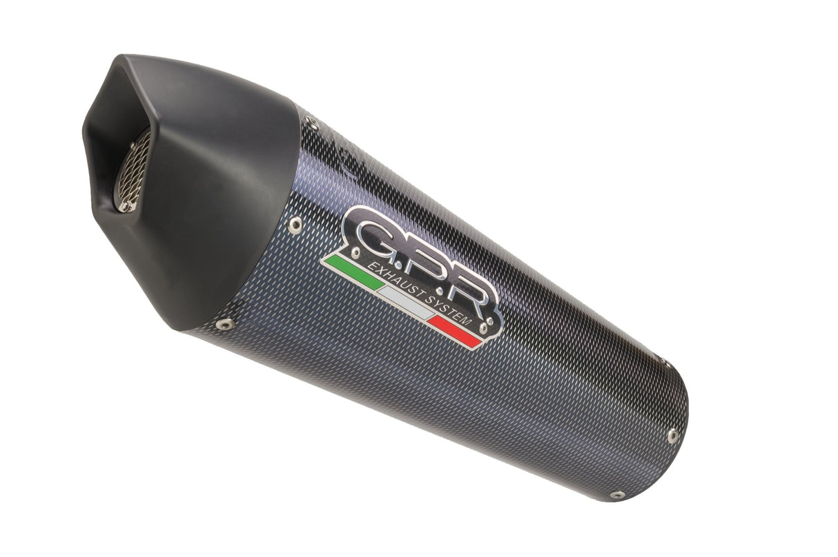 GPR Exhaust for Aprilia Dorsoduro 1200 2011-2016, GP Evo4 Poppy, Dual slip-on Including Removable DB Killers and Link Pipes