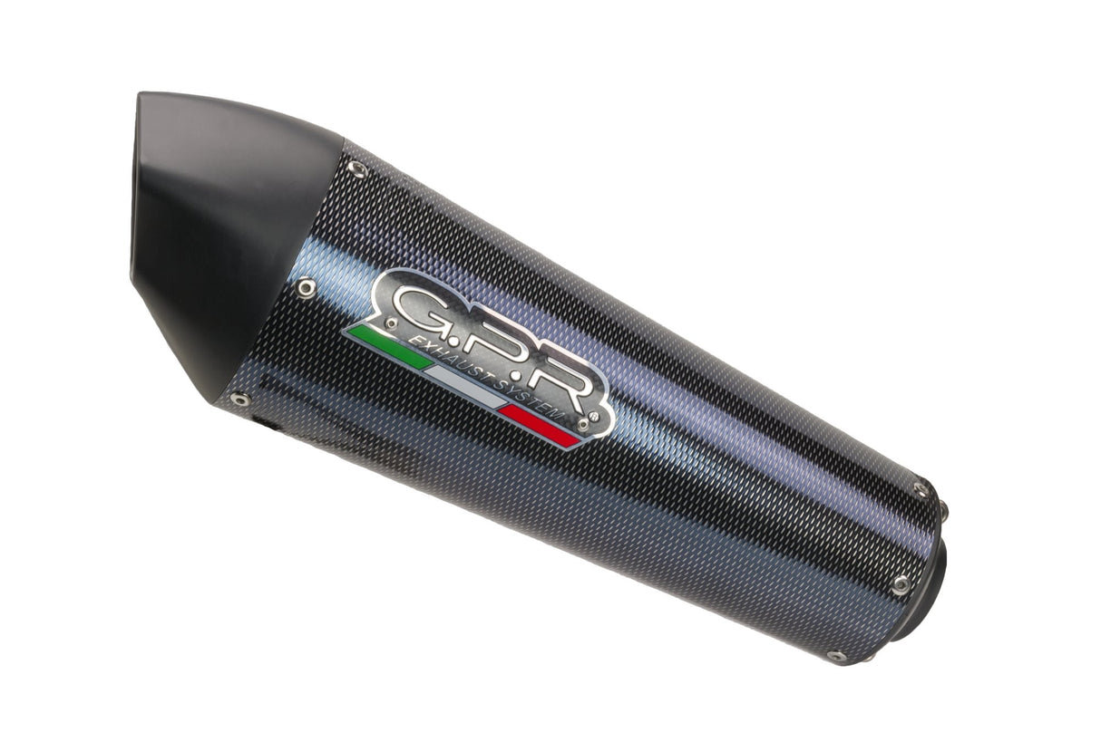 GPR Exhaust System Husqvarna Nuda 900 900R 2012-2013, Gpe Ann. Poppy, Slip-on Exhaust Including Removable DB Killer and Link Pipe