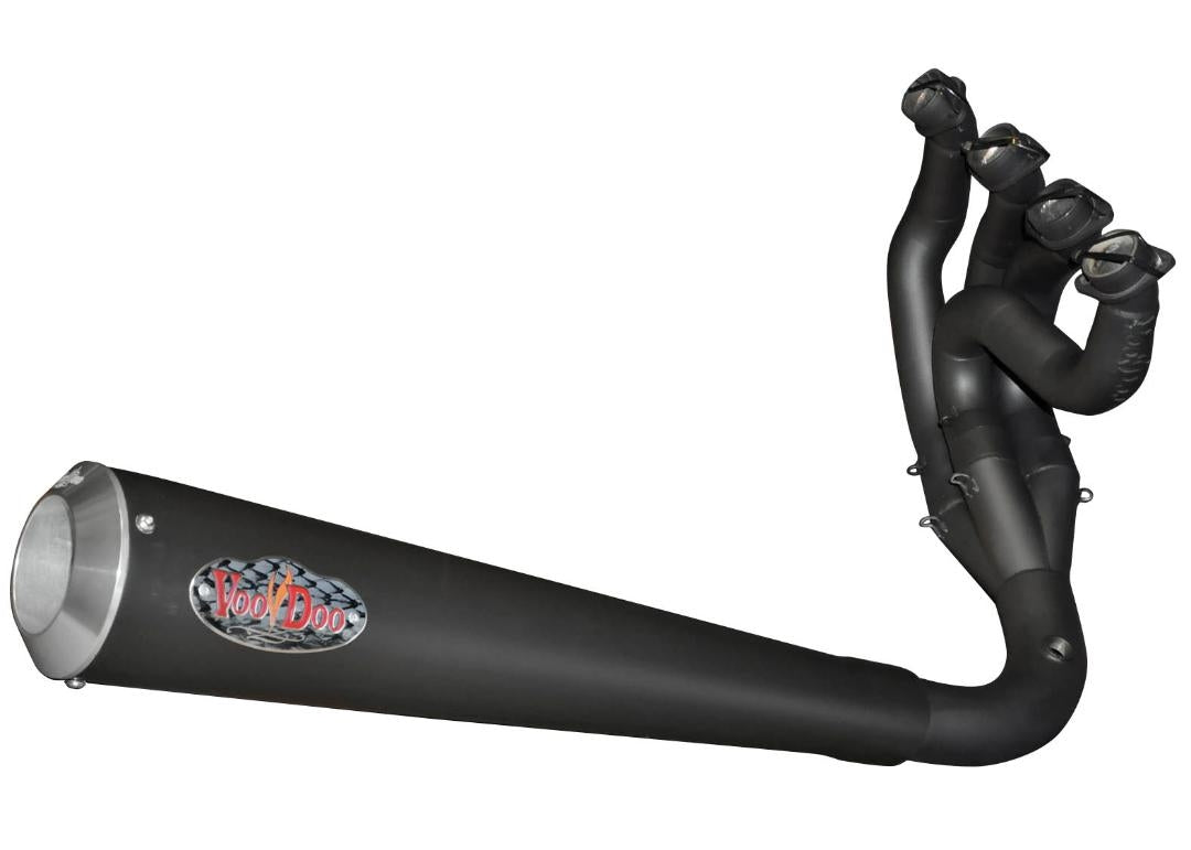 Suzuki GSXR 1000 2001-2006 Black Sidewinder Exhaust by Voodoo