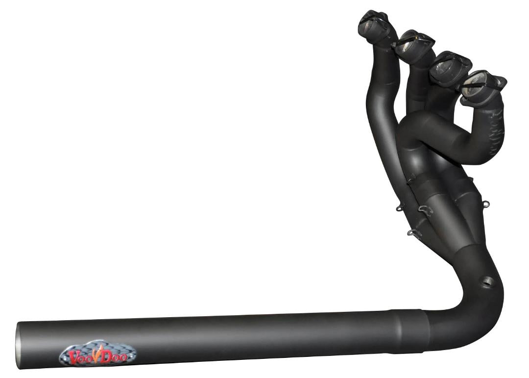 Suzuki GSXR 1000 2001-2006 Competition Sidewinder Exhaust in Black by Voodoo