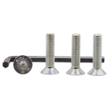 Screws for Sixty61 Suzuki GSXR 600 750 1000 2001-2005 Chrome Mirror Block Offs