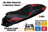 Honda ADV 350 2022 Seat Cover Tappezzeria Comfort Red Black 22