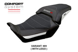 Honda CBR650R 2024-2025 Seat Cover Tappezzeria Comfort White Black