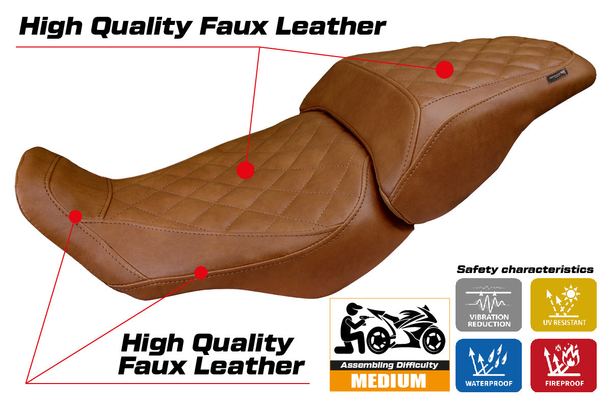 Honda CB300R 2018-2021 2022 2023 2024 Seat Cover Tappezzeria Vintage Brown