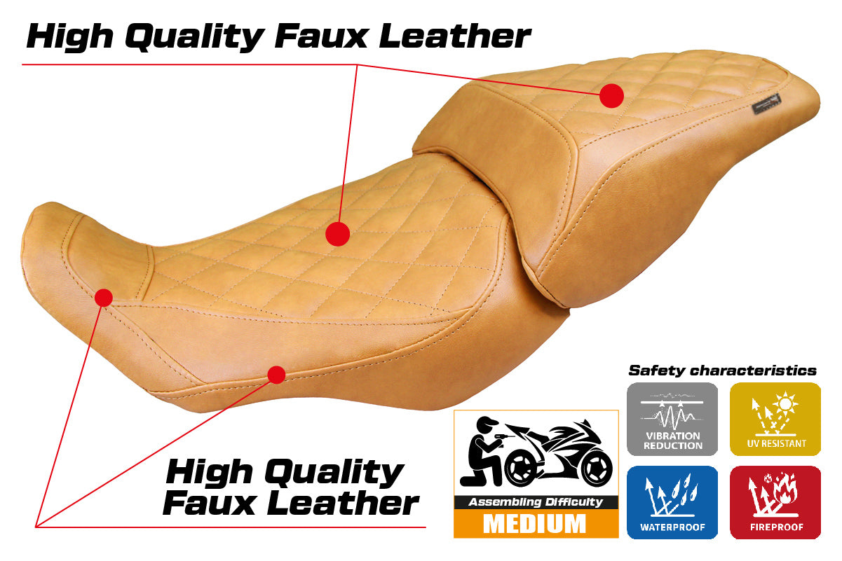 Honda CB300R 2018-2021 2022 2023 2024 Seat Cover Tappezzeria Vintage Camel