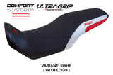 Honda Transalp XL 750 2023-24 Seat Cover Tappezzeria Comfort Ultragrip White Red