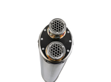 GPR Exhaust System Triumph Tiger 850 2023-2024, Dual Inox, Slip-on Exhaust Including Removable DB Killer and Link Pipe