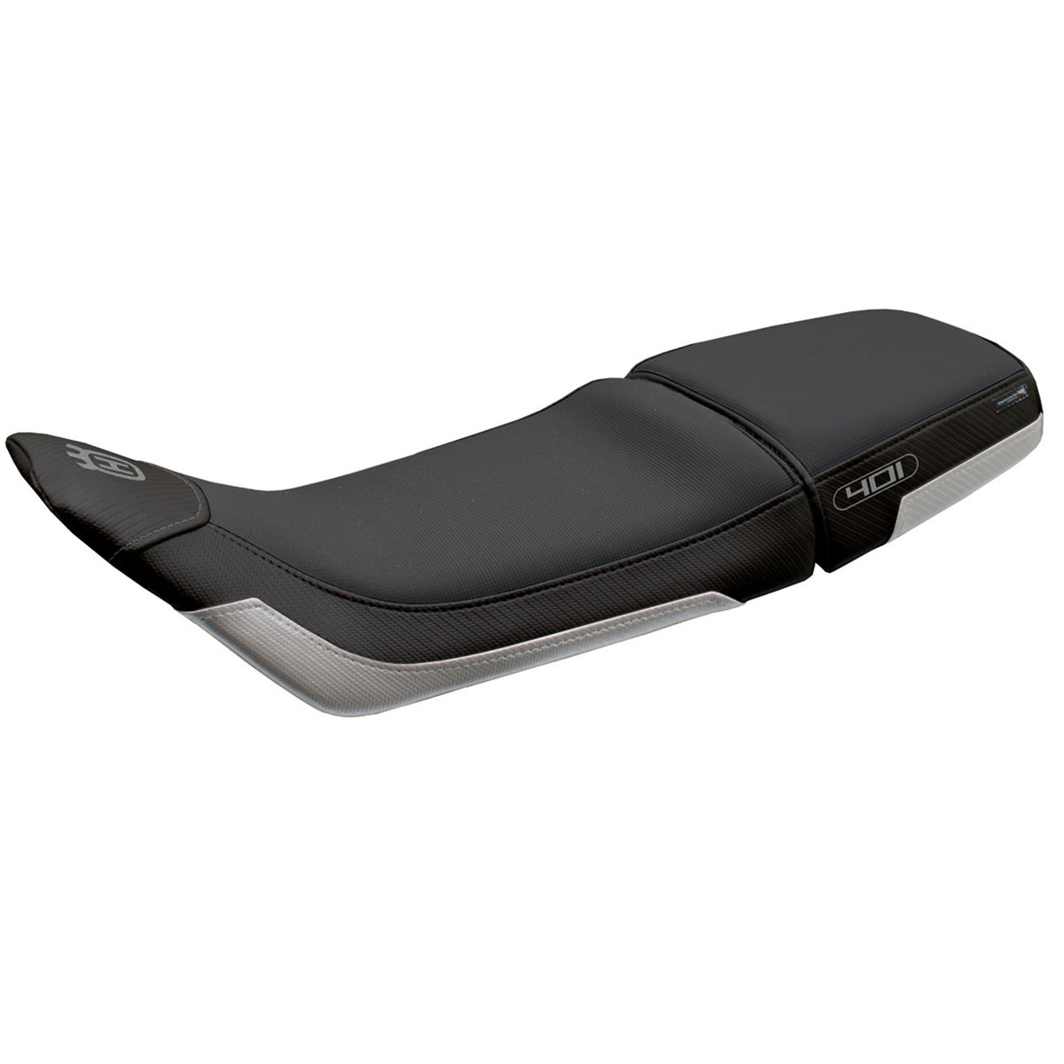 Husqvarna Svartpilen 401 2018-2021 2022 2023 Seat Cover Tappezzeria Silver Black