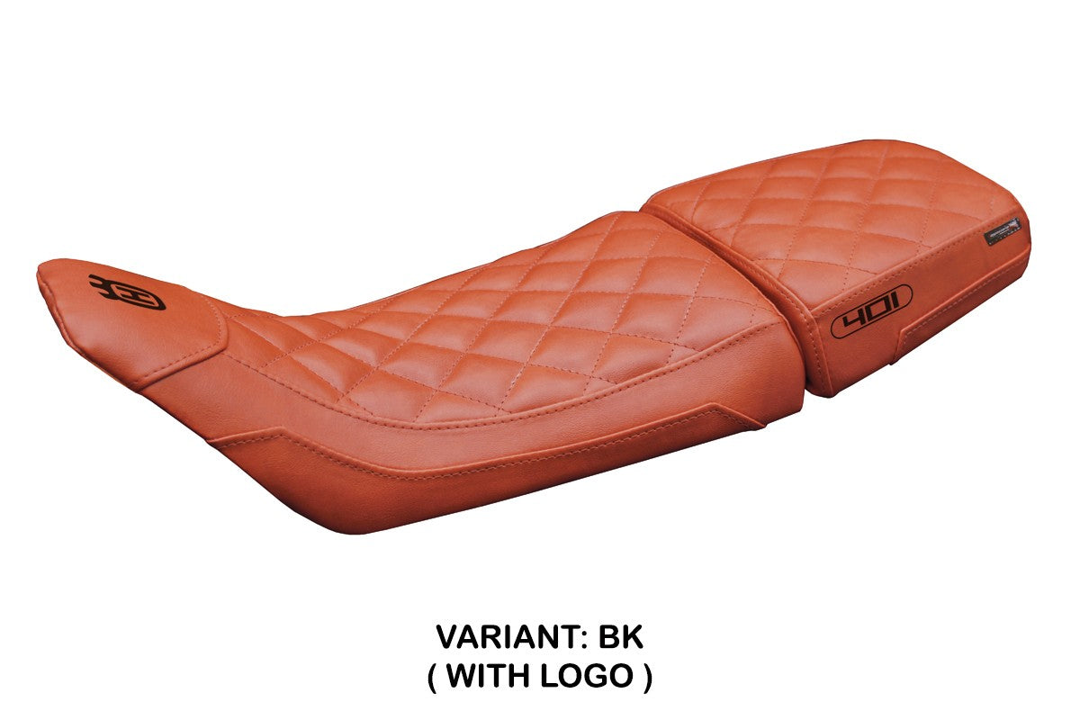 Husqvarna Svartpilen 401 2018-2023 Seat Cover Tappezzeria Vintage Brick Black