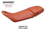 Husqvarna Svartpilen 401 2018-2023 Seat Cover Tappezzeria Vintage Comfort Brick