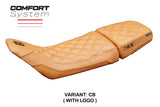 Husqvarna Svartpilen 401 2018-2023 Seat Cover Tappezzeria Vintage Comfort Camel