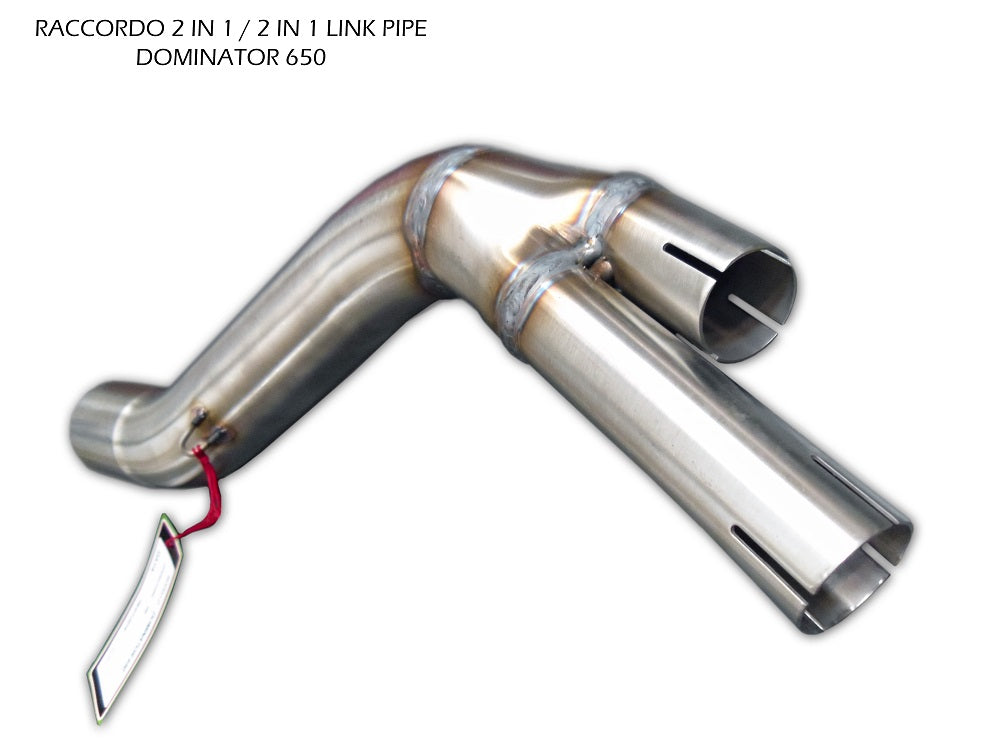 GPR Exhaust System Honda Dominator NX650 1998-2001, Ghisa , Mid-Full System Exhaust Including Removable DB Killer