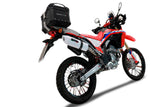 Honda CRF 300 Rally 2021-2023 GPR TECH 35 L Aluminum Top Case, black color including, roof rack and specific plate