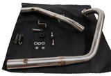 GPR Exhaust System Zontes Zt 125 G1 - U - U1 - Z2 2020-2023, Albus Ceramic, Full System Exhaust, Including Removable DB Killer