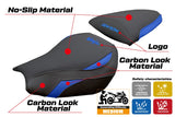 Kawasaki Ninja ZX 10 R 2006-2007 Seat Cover Tappezzeria Blue Black